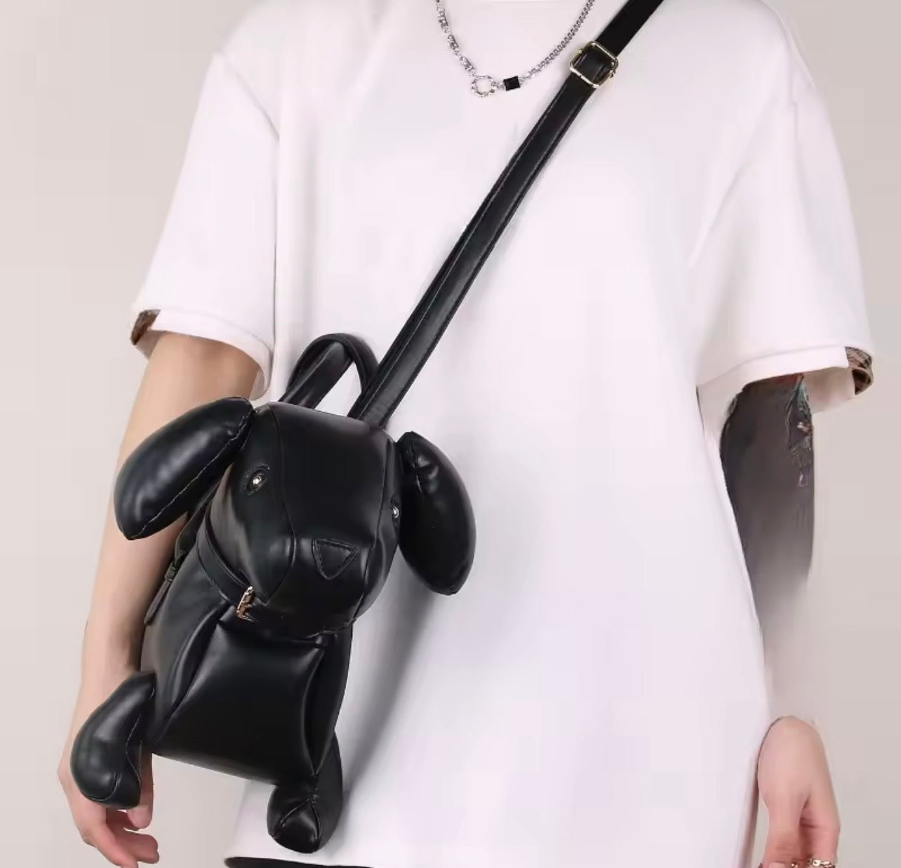 Cute Dachshund PU Leather Shoulder Bag | Women’s Fashion Crossbody Messenger Handbag