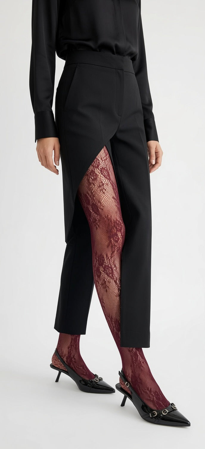 Ethereal Lace Sculpted Tights