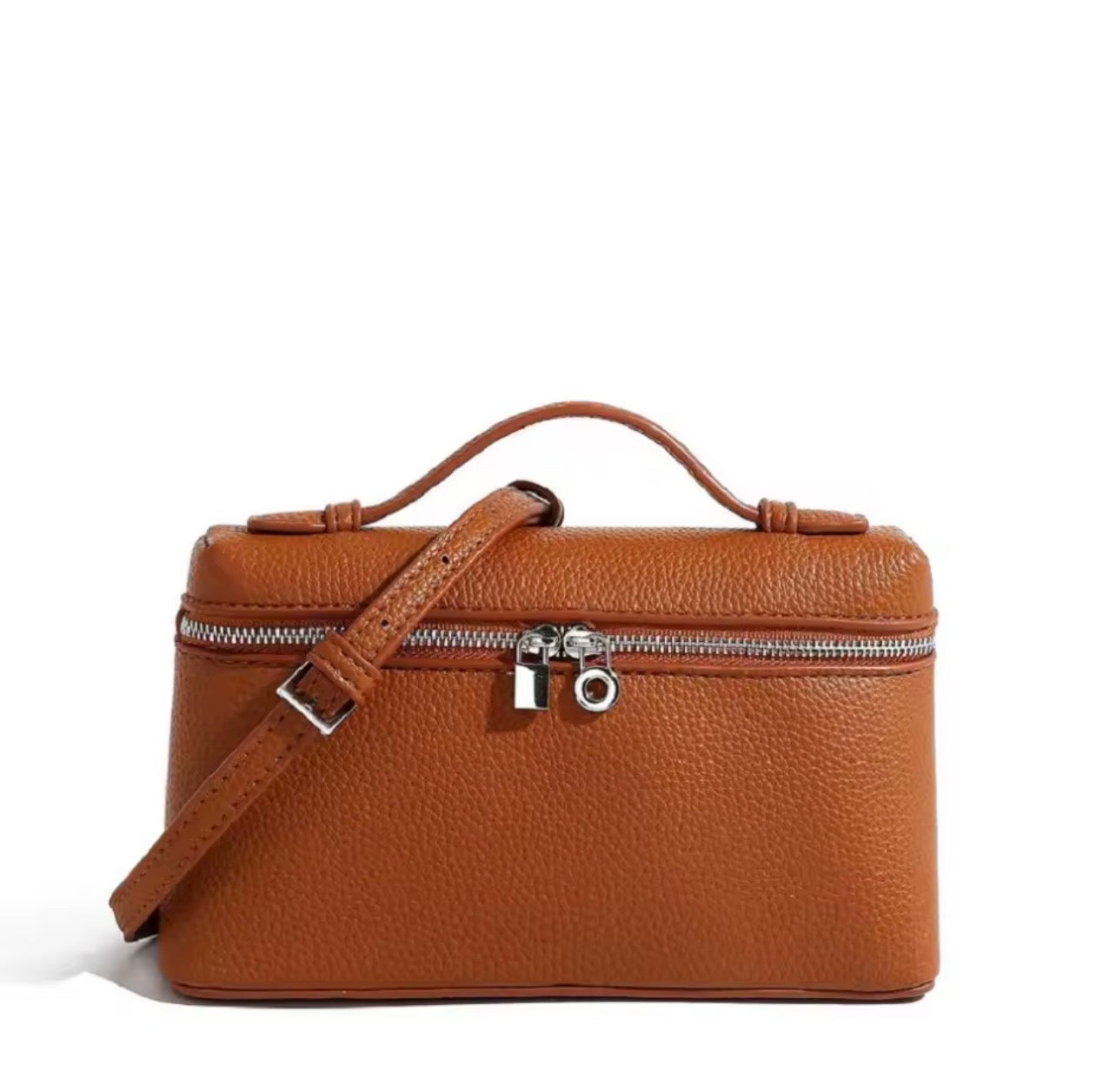 Premium Lychee Grain Mini Crossbody Bag –Chic Handheld & Shoulder Accesso