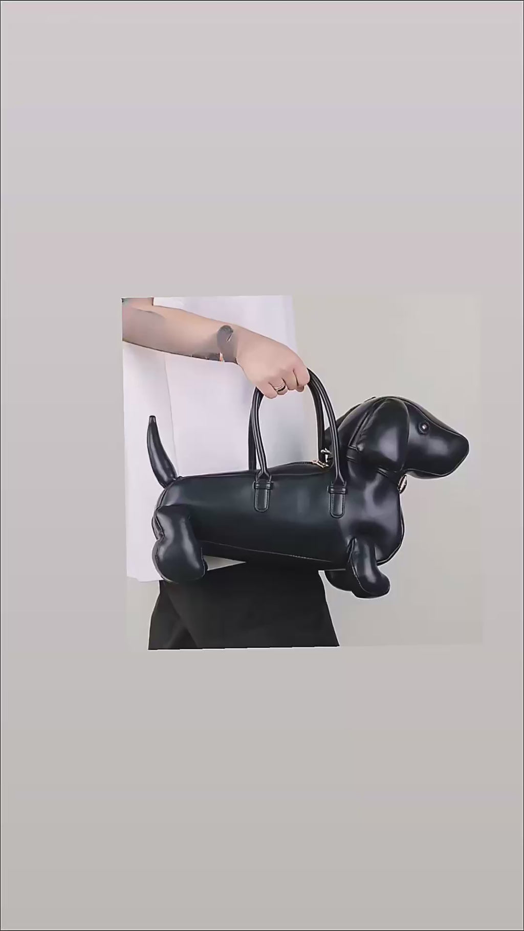 Cute Dachshund PU Leather Shoulder Bag | Women’s Fashion Crossbody Messenger Handbag